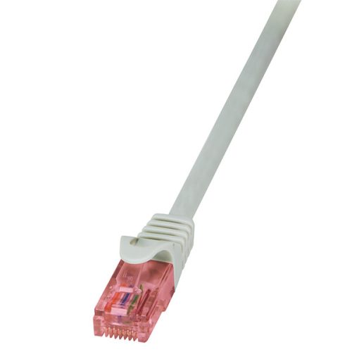 LogiLink Patch kábel PrimeLine, Cat.6, U/UTP, szürke, 0,25 m (CQ2012U)