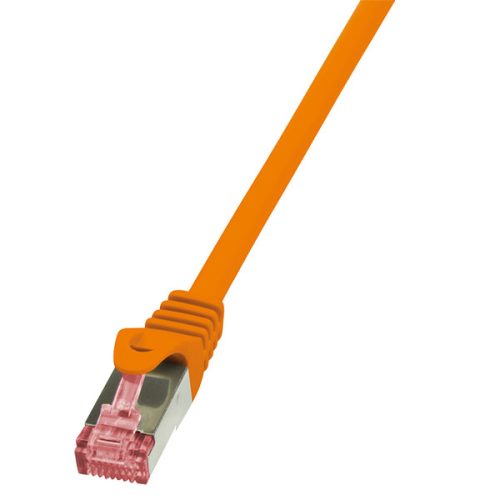 LogiLink Patch kábel PrimeLine, Cat.6, S/FTP, narancssárga, 1 m (CQ2038S)