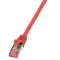 LogiLink Patch kábel PrimeLine, Cat.6, S/FTP, piros, 3 m (CQ2064S)