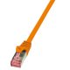 LogiLink Patch kábel PrimeLine, Cat.6, S/FTP, narancssárga, 3 m (CQ2068S)