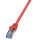 LogiLink Patch kábel PrimeLine, Cat.6A, S/FTP, piros, 3 m (CQ3064S)