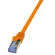 LogiLink Patch kábel PrimeLine, Cat.6A, S/FTP, narancssárga, 3 m (CQ3068S)