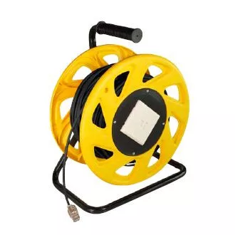   Logilink Cat. 7 S/FTP mobil kábeltekercs TPE, 60 m Fekete (CQ4060S)