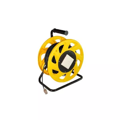 Logilink Cat. 7 S/FTP mobil kábeltekercs TPE, 60 m Fekete (CQ4060S)