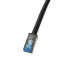 Logilink Patch kábel, kültéri, Cat.6A, S/FTP, fekete, 3 m (CQ7063S)