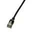 Logilink Patch kábel, Cat.6A STP TPE SlimLine fekete, 1,5 m (CQ9043S)