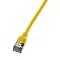Logilink Patch kábel SlimLine, Ultraflex, Cat.6A, U/FTP, sárga, 5 m (CQ9077S)