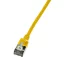 Logilink Patch kábel SlimLine, Ultraflex, Cat.6A, U/FTP, sárga, 5 m (CQ9077S)