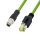 Logilink M12 CAT6A ipari patch kábel, PUR, M12 X-kódolt RJ45-re, 5 m (CQM075S)