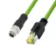 Logilink M12 CAT6A ipari patch kábel, PUR, M12 X-kódolt RJ45-re, 7,50 m (CQM085S)