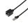 LogiLink Patch kábelhosszabbító prémium, Cat.6A, S/FTP, fekete, 2 m (CQX053S)