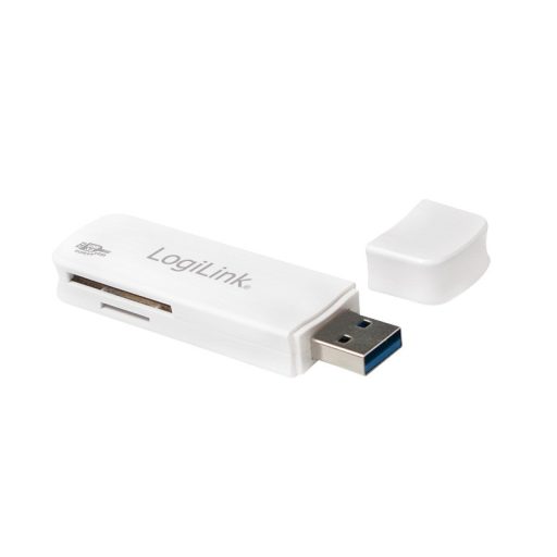 Logilink USB 3.0 kártyaolvasó, SD/microSD-hez, fehér (CR0034A)