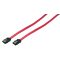 LogiLink SATA kábel, SATA/M - SATA/M, 6 Gbps, piros, 0,9 m (CS0008)