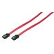 LogiLink SATA kábel, SATA/M - SATA/M, 6 Gbps, piros, 0,9 m (CS0008)