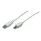 Logilink USB 2.0 kábel, USB-A/M - USB-B/M, szürke, 5 m (CU0009)