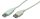 LogiLink USB 2.0 kábel, USB-A/M - USB-A/F, szürke, 2 m (CU0010)