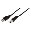 LogiLink USB 3.0 Csatlakozó kábel, 1 méter, fekete (CU0023)