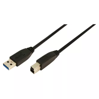   LogiLink USB 3.0 Csatlakozó kábel  A->B 2x male 3.00 méter (CU0025)