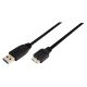 LogiLink USB 3.0 csatlakozó kábel A->B Micro 2x apa 0.6 m (CU0037)