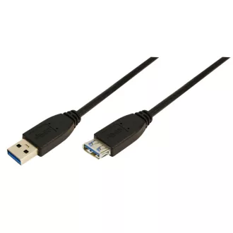   LogiLink USB 3.0 Hosszabbító kábel TypeA>TypeA, fekete 2m (CU0042)
