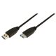 LogiLink USB 3.0 Hosszabbító kábel TypeA>TypeA, fekete 2m (CU0042)