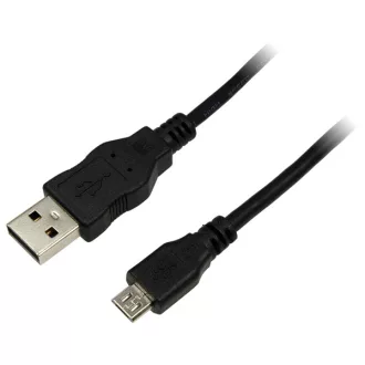 LogiLink USB 2.0 A - Micro USB-B  kábel, 0.6 m (CU0057)