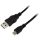 LogiLink USB 2.0 A - Micro USB-B  kábel, 1.0 m (CU0058)