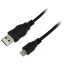 LogiLink USB 2.0 A - Micro USB-B  kábel, 3.0 m (CU0059)