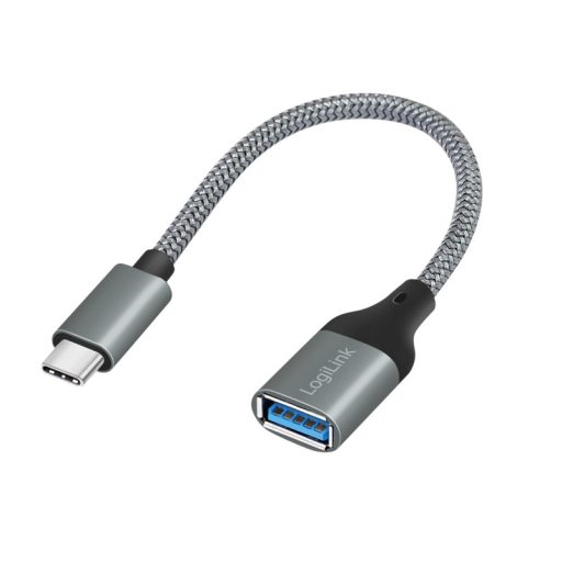 Logilink USB 3.2 Gen1 Type-C adapter, C/M-USB-A/F, OTG, alumínium, 0,15 m (CU0106)