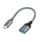 Logilink USB 3.2 Gen1 Type-C adapter, C/M-USB-A/F, OTG, alumínium, 0,15 m (CU0106)