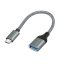 Logilink USB 3.2 Gen1 Type-C adapter, C/M-USB-A/F, OTG, alumínium, 0,15 m (CU0106)