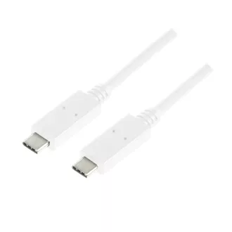   Logilink USB 3.2 Gen2 Type-C kábel, C/M C/M, PD, 4K/60 Hz, 0,5 m (CU0130)