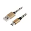 Logilink USB 2.0 Cable, USB AM to USB-C  M, Nylon Braid, 2m (CU0135)
