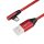 Logilink USB 2.0 kábel, USB-A/M - Micro-USB/M 90 , szövet, fém, 0,3 m