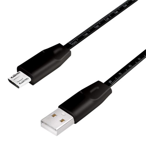 Logilink USB 2.0 kábel, USB-A/M - Micro-USB/M, metrikus lenyomat, 1 m