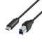 Logilink USB 3.2 Gen1 Type-C kábel, C/M-USB-B/M, fekete, 2 m (CU0163)