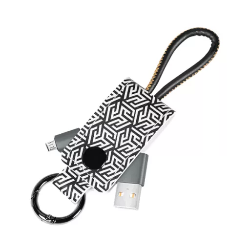 Logilink USB 2.0 kábel, USB-A/M - Micro-USB/M, kulcstartóval, 0,22 m (CU0165)