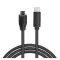 Logilink USB-C  adat és töltőkábel USB-C  apa és Micro USB apa között 0,5 m (CU0196)