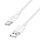 Logilink USB 2.0 Type-C kábel, C/M - A/M, 480 Mbps, 60W, nejlon, fehér, 0,5 m