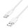 Logilink USB 2.0 Type-C kábel, C/M - A/M, 480 Mbps, 60W, nejlon, fehér, 1,5 m