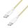Logilink USB 2.0 Type-C kábel, C/M - C/M, 480 Mbps, 60W, nejlon, sárga, 0,5 m