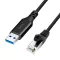 Logilink USB 3.0 Ethernet kábel, A/M-RJ45/M, 1 Gbps, aktív, fekete/szürke, 1,5 m (CU0401)