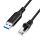 Logilink USB 3.0 Ethernet kábel, A/M-RJ45/M, 1 Gbps, aktív, fekete/szürke, 7,5 m