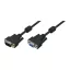 Logilink VGA kábel, HD15/M   HD15/F, 1080p, 2x ferrit, 5 m (CV0006)