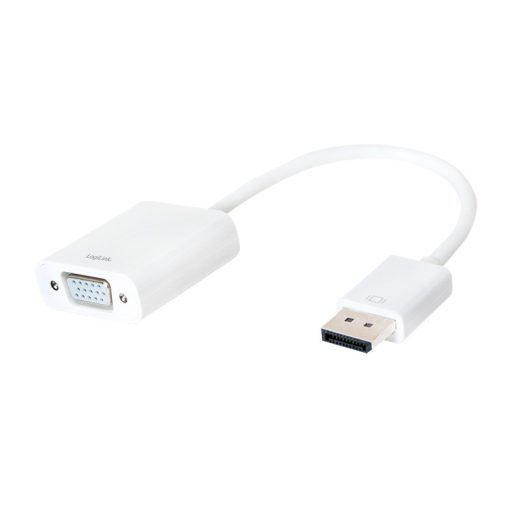 Logilink DisplayPort kábel, DP/M   HD15/F, 1080p, fehér, 0,15 m (CV0059B)