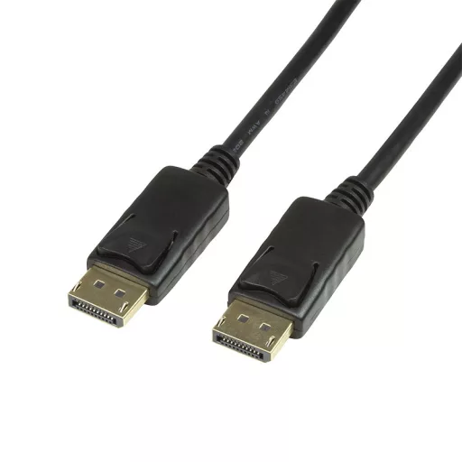 LogiLink DisplayPort kábel, DP/M-DP/M, 4K/60 Hz, fekete, 5 m (CV0074)