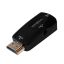 Logilink HDMI adapter, A/M - VGA/F + 3,5 mm/F, 1080p, fekete (CV0107)