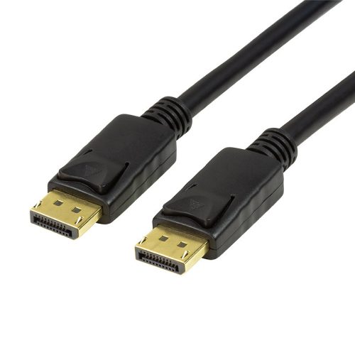 Logilink DisplayPort kábel, DP/M-DP/M, 8K/60 Hz, fekete, 3 m (CV0121)