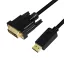 Logilink DisplayPort kábel, DP/M   DVI/M, 1080p, fekete, 3 m (CV0132)
