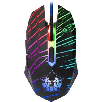   Defender Vezetékes gamer egér Dark Agent GM-590L 6 gomb, 12800 dpi (DEF52590)